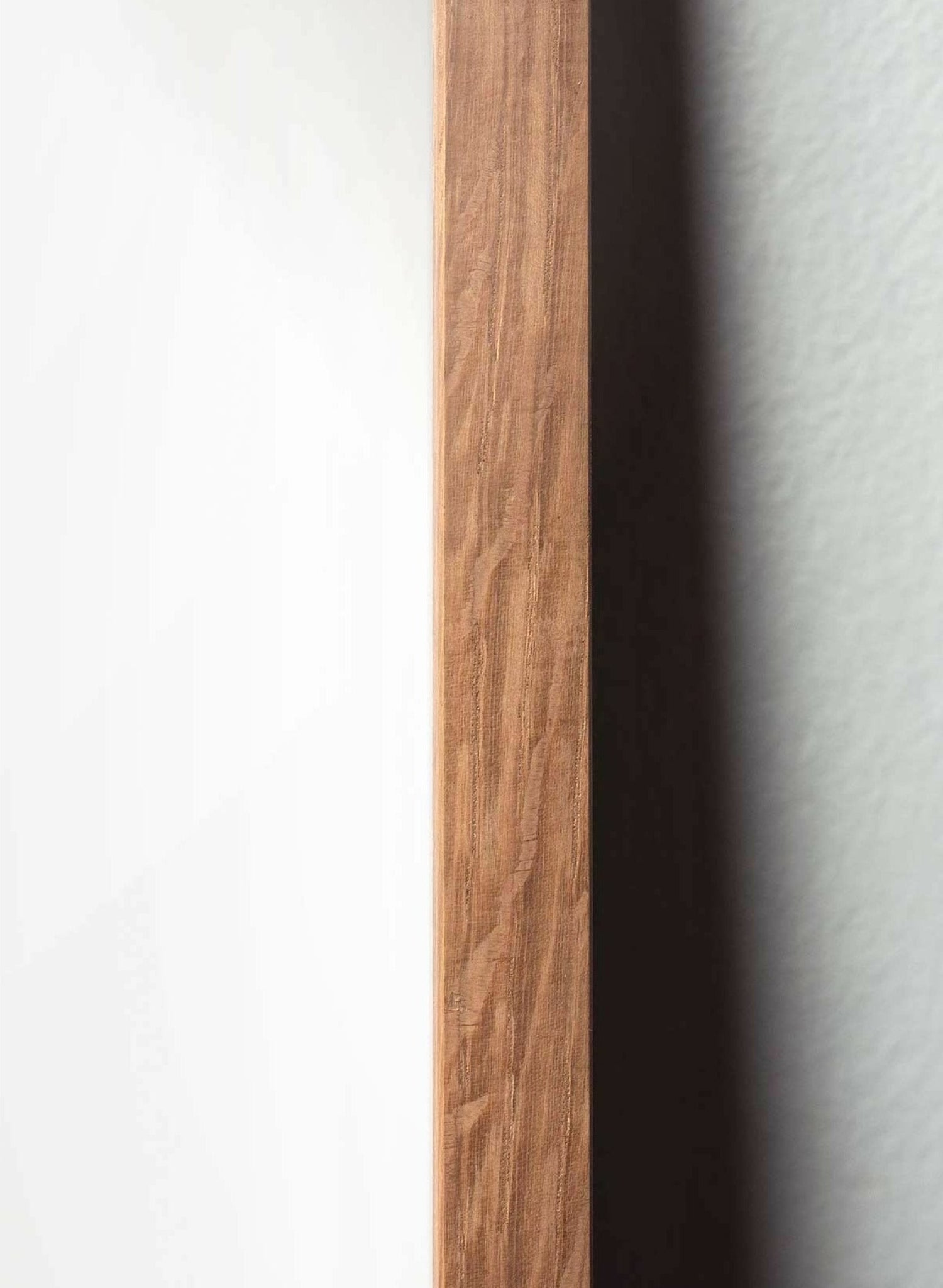 Brainchild pine cone classic poster, frame made of light wood A5, sand-colored background