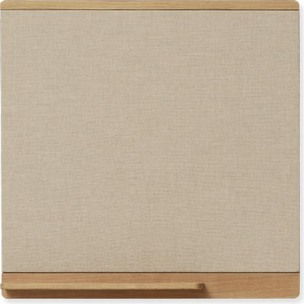 Form & Refine Rim Pinboard 75x75 Cm Solid Oak - Recycled Canvas Shelf