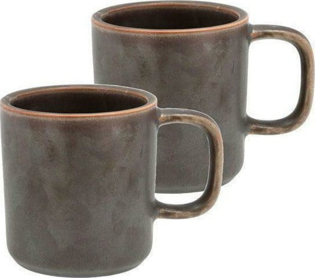 Villa Collection Fjord Mug 250 Ml Green, 2 Pcs.
