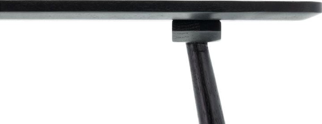 Villa Collection Raffia High Stool, Black