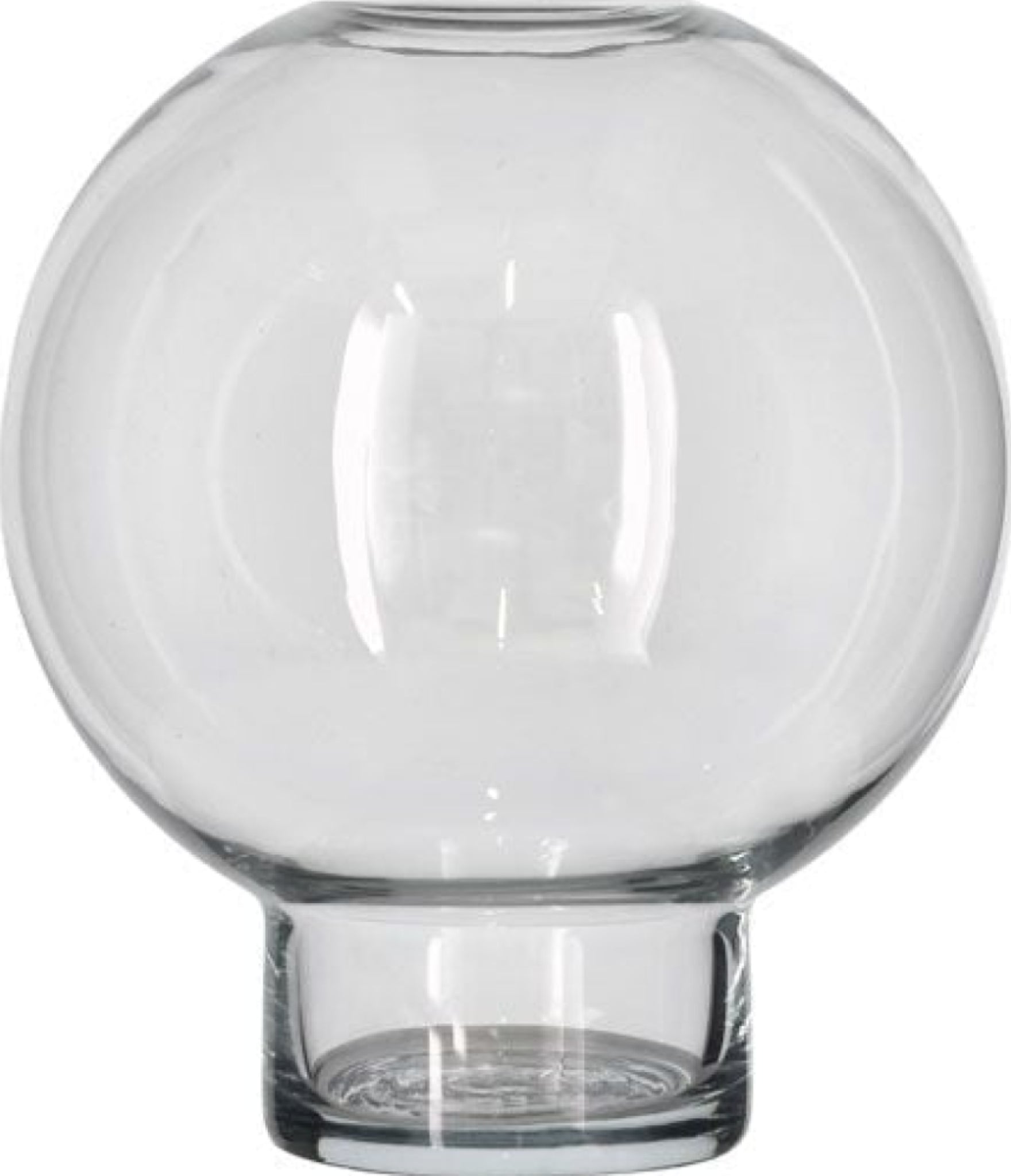 Villa Collection Cold Vase ø 21 Cm, Clear