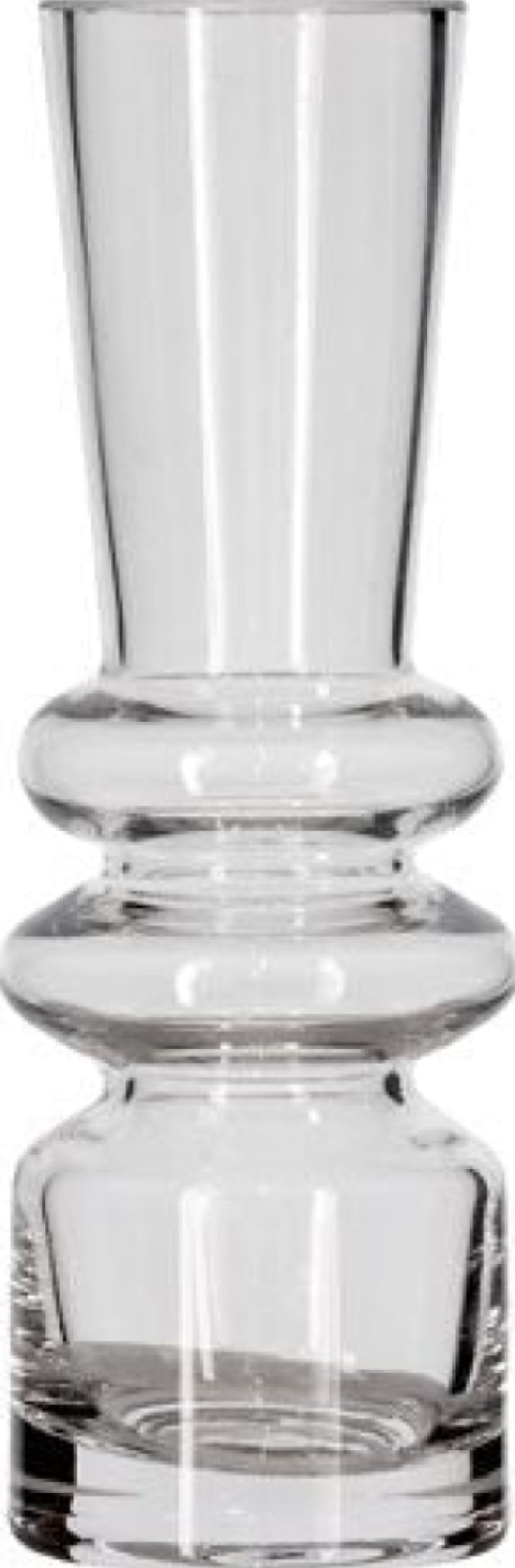 Villa Collection Trio Vase 20 Cm, Clear