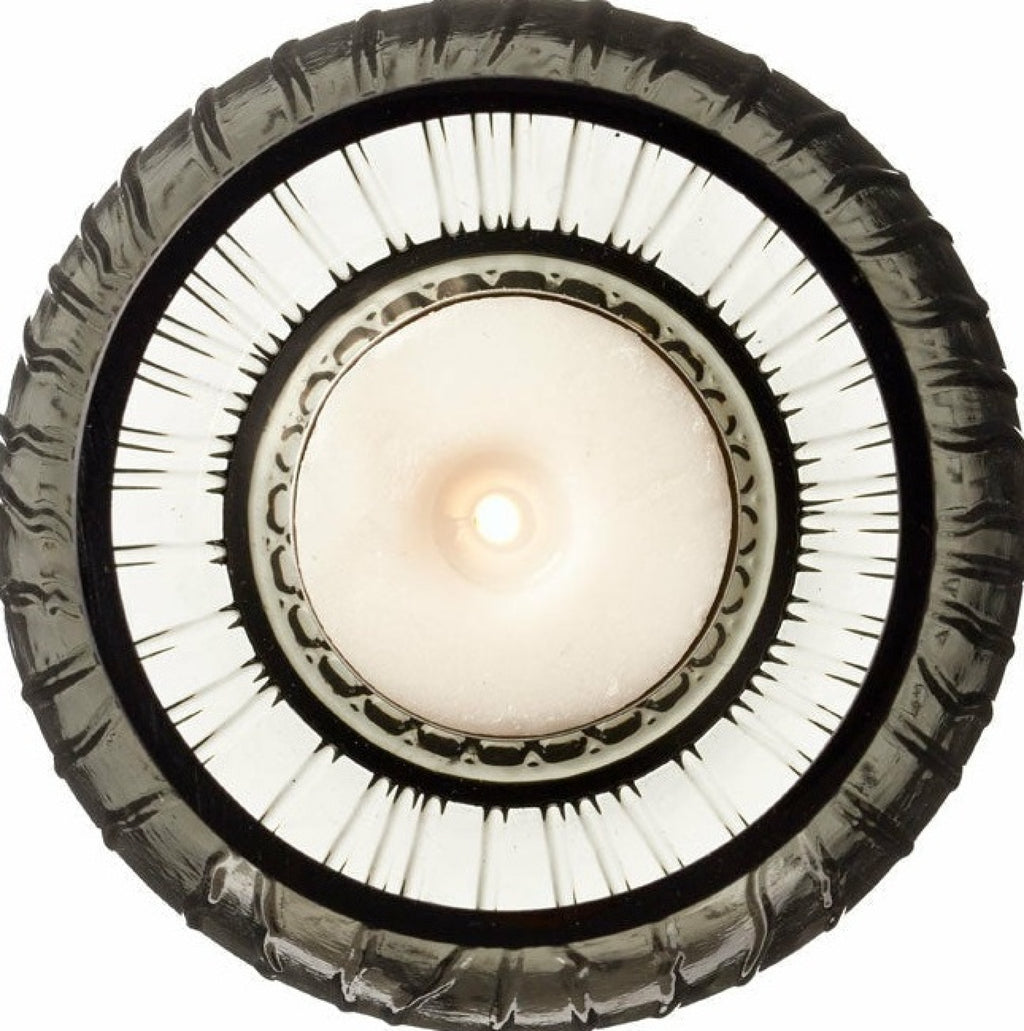 BITZ Kusintha tealight holder 2 pcs. H 7,5 cm, Smoke