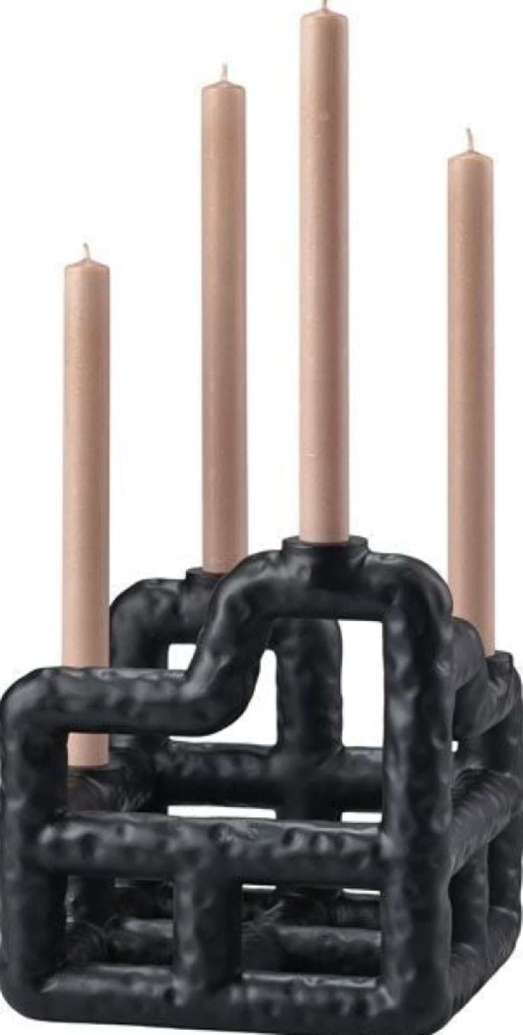 Villa Collection Lyst Candle Holder, Black