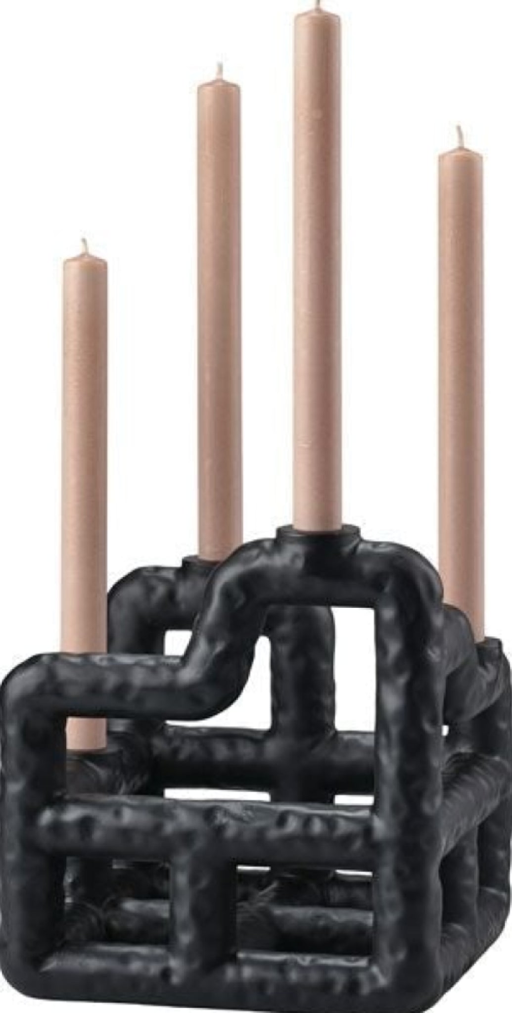 Villa Collection Lyst Candle Holder, Black