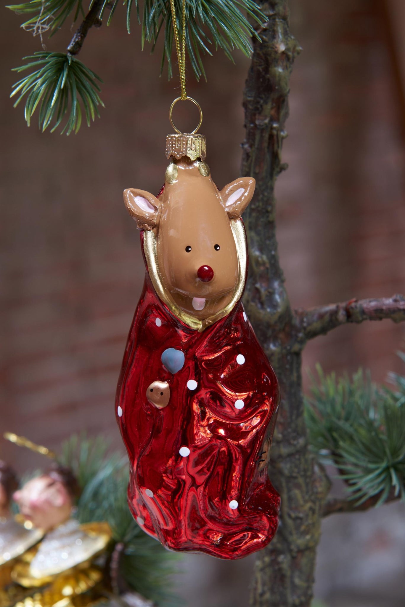 Medusa Copenhagen Baby Rudolf Christmas Tree Ball 12,7 Cm