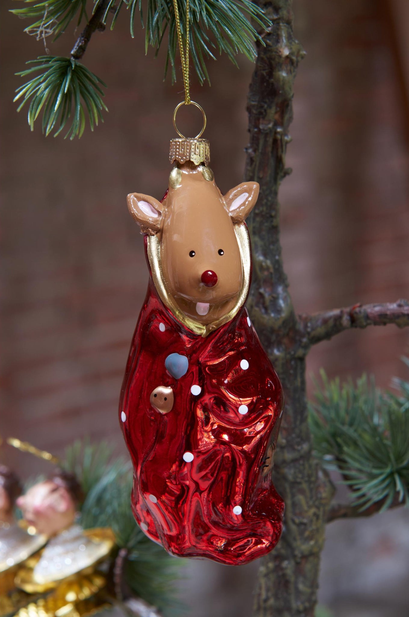 Medusa Copenhagen Baby Rudolf Christmas Tree Ball 12,7 Cm