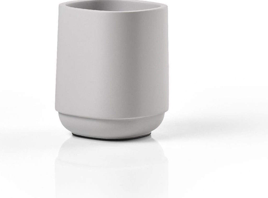 Zone Denmark Time Toothbrush Cup, Soft Grey