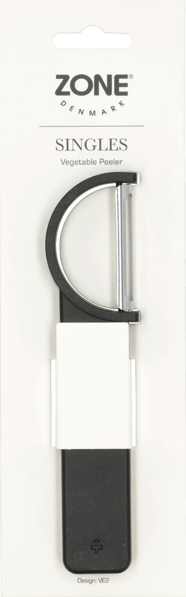 Zone Denmark Singles Vegetable Peeler 16x3,2 Cm, Black