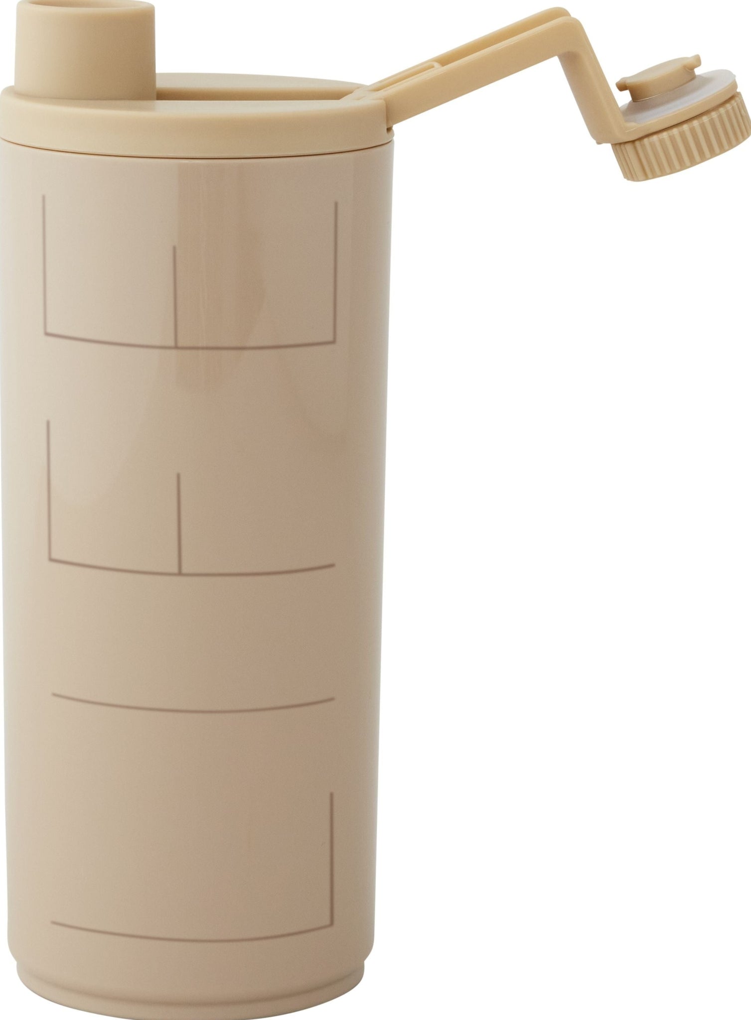 Design Letters Sports Bottle 500 ml, beige