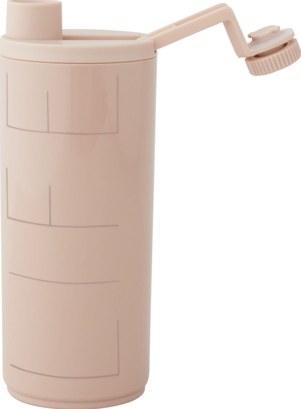 Design Letters Sports Bottle 500 ml, nude