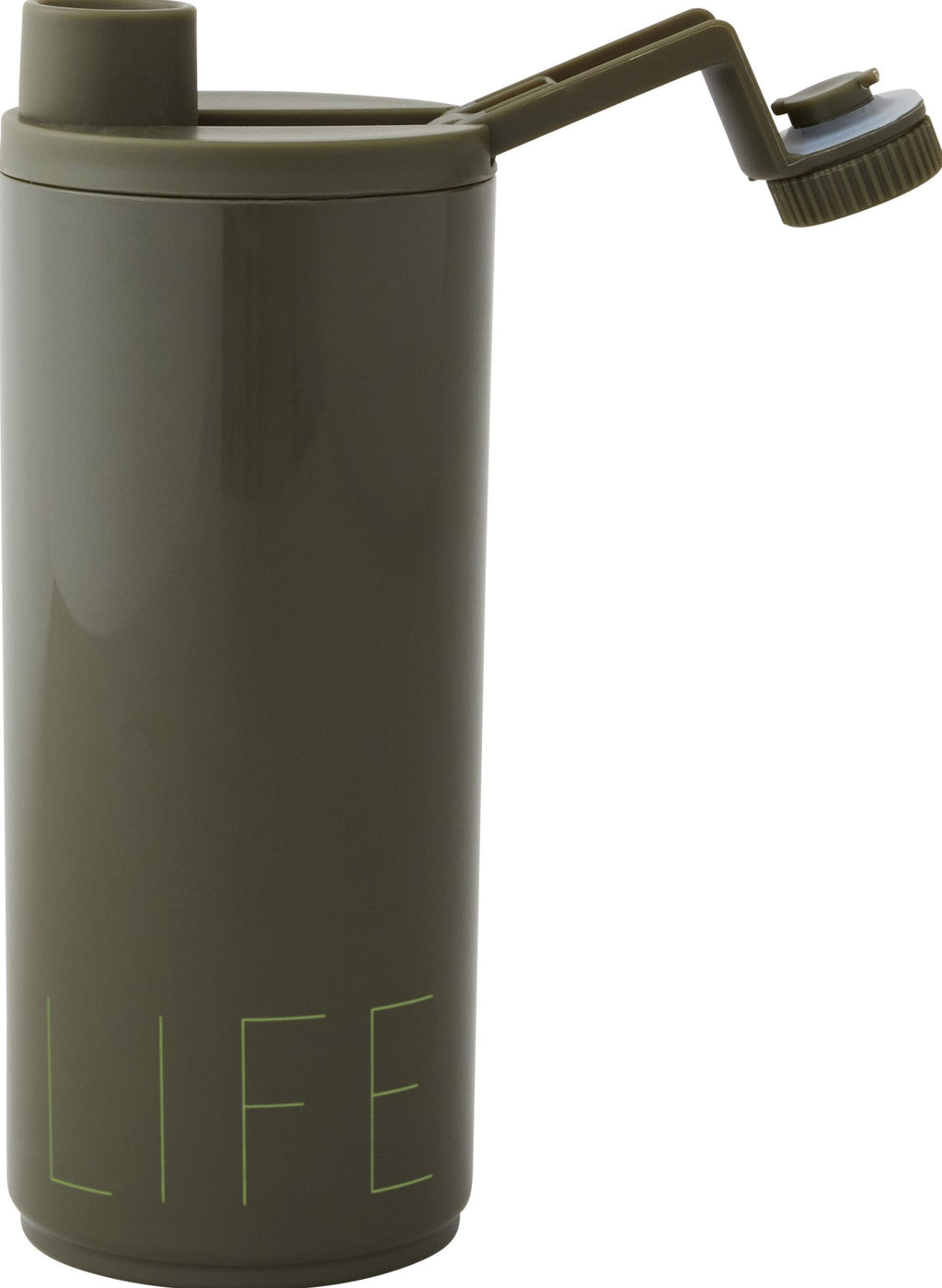 Design Letters Sports Bottle 500 ml, Olive