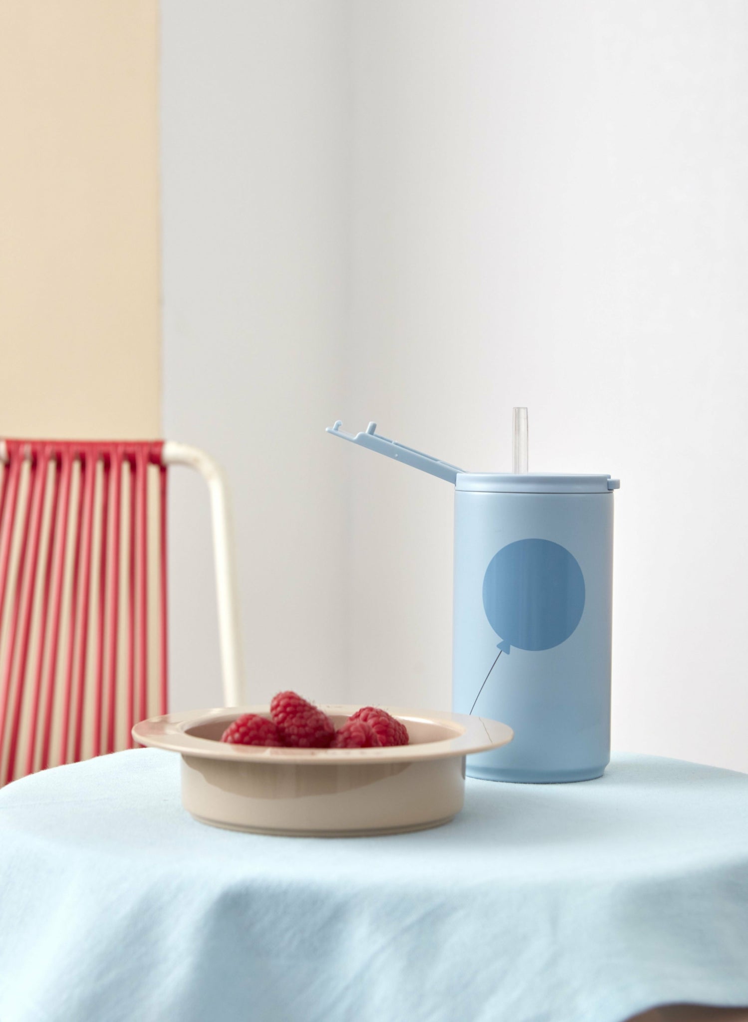 Design Letters Kids Thermo MUG 350 ml Balloon Light Blue 5435c, Light Blue