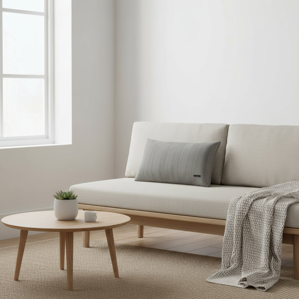 Andersen Furniture Twill Weave Cushion, Grey, 35x60cm