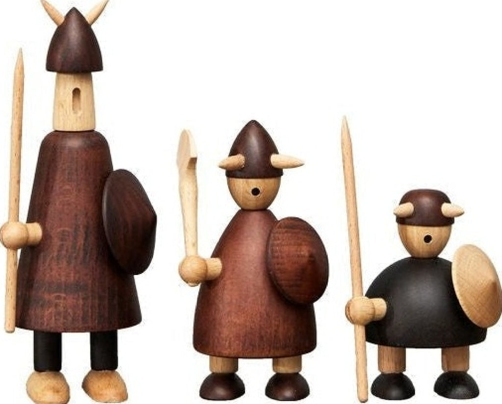 Andersen Furniture The Vikings Of Denmark Wooden Figure, Large
