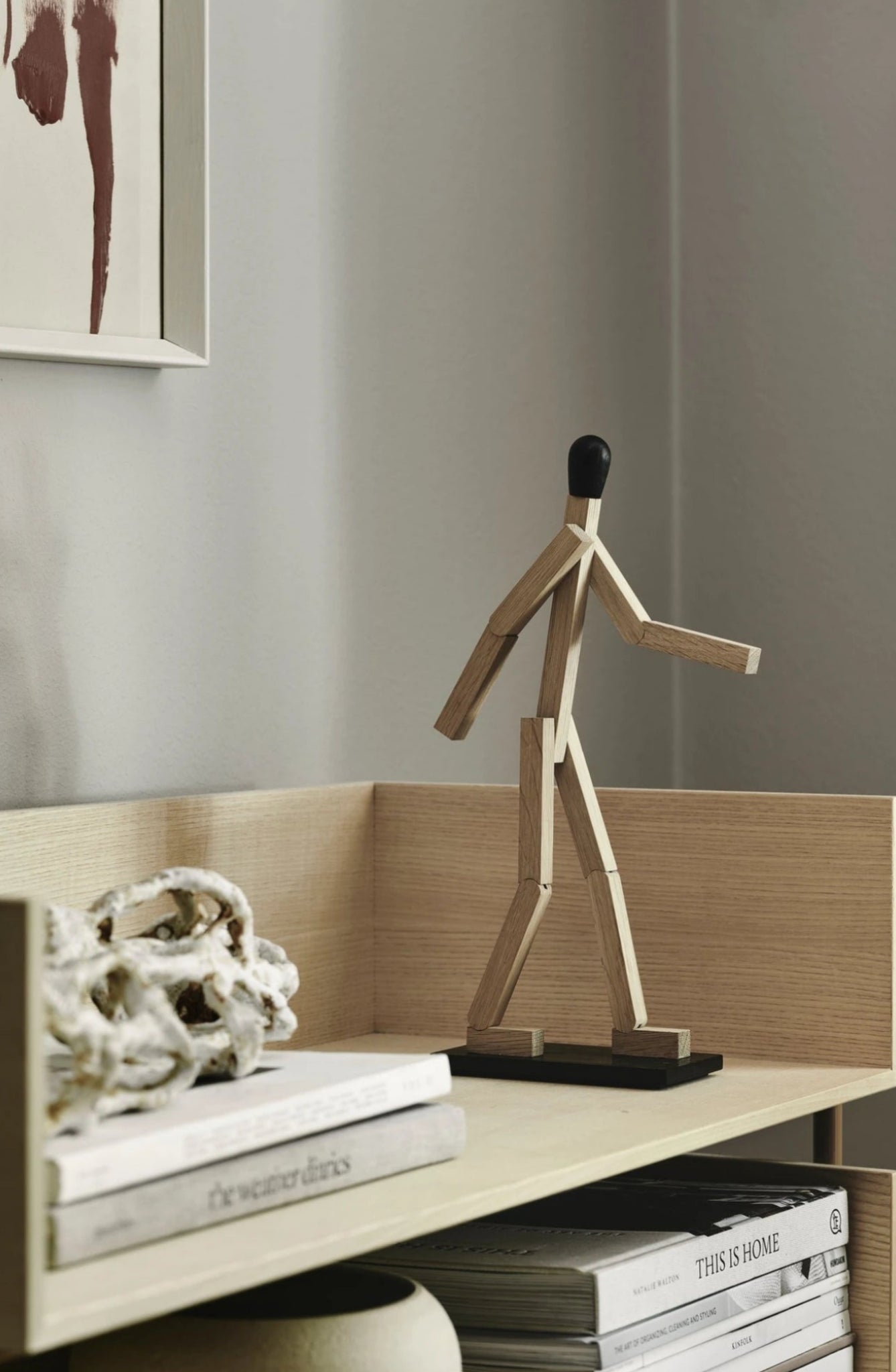 Boyhood Match Man Decorative Figure, Large