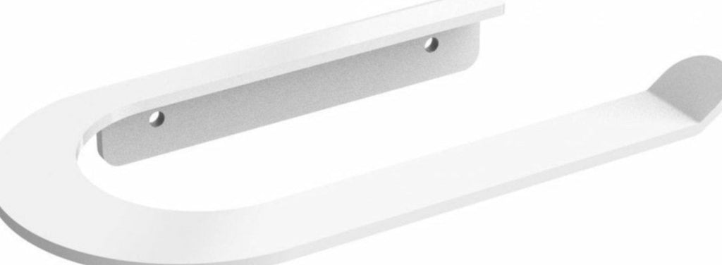Copenhagen Bath CB 100 - Toilet Roll Holder, Mat White