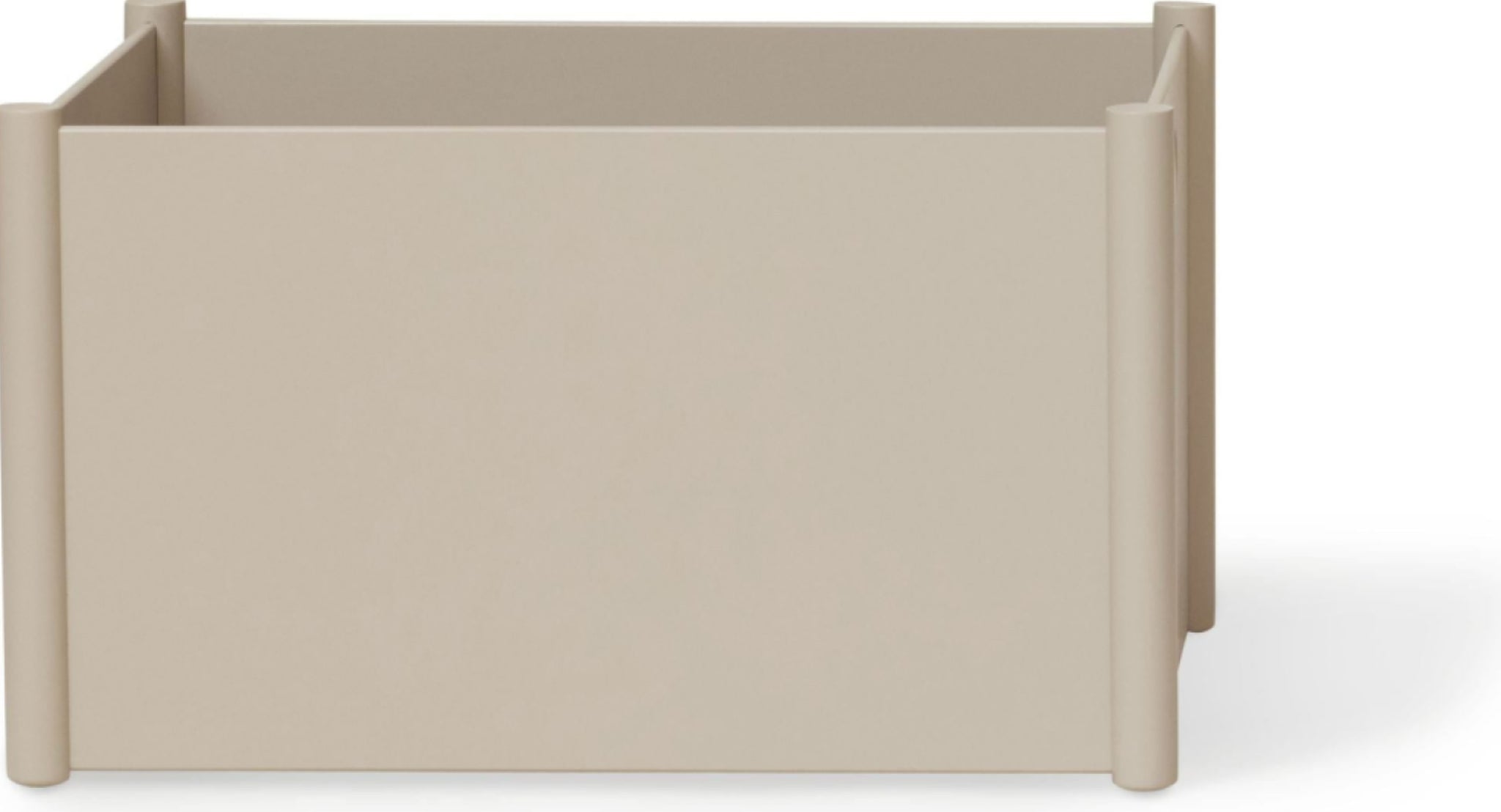 Form & Refine Pillar Storage Box Large. Warm Grey