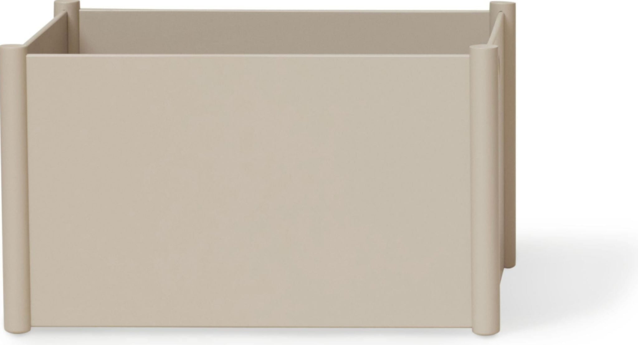 Form & Refine Pillar Storage Box Large. Warm Grey
