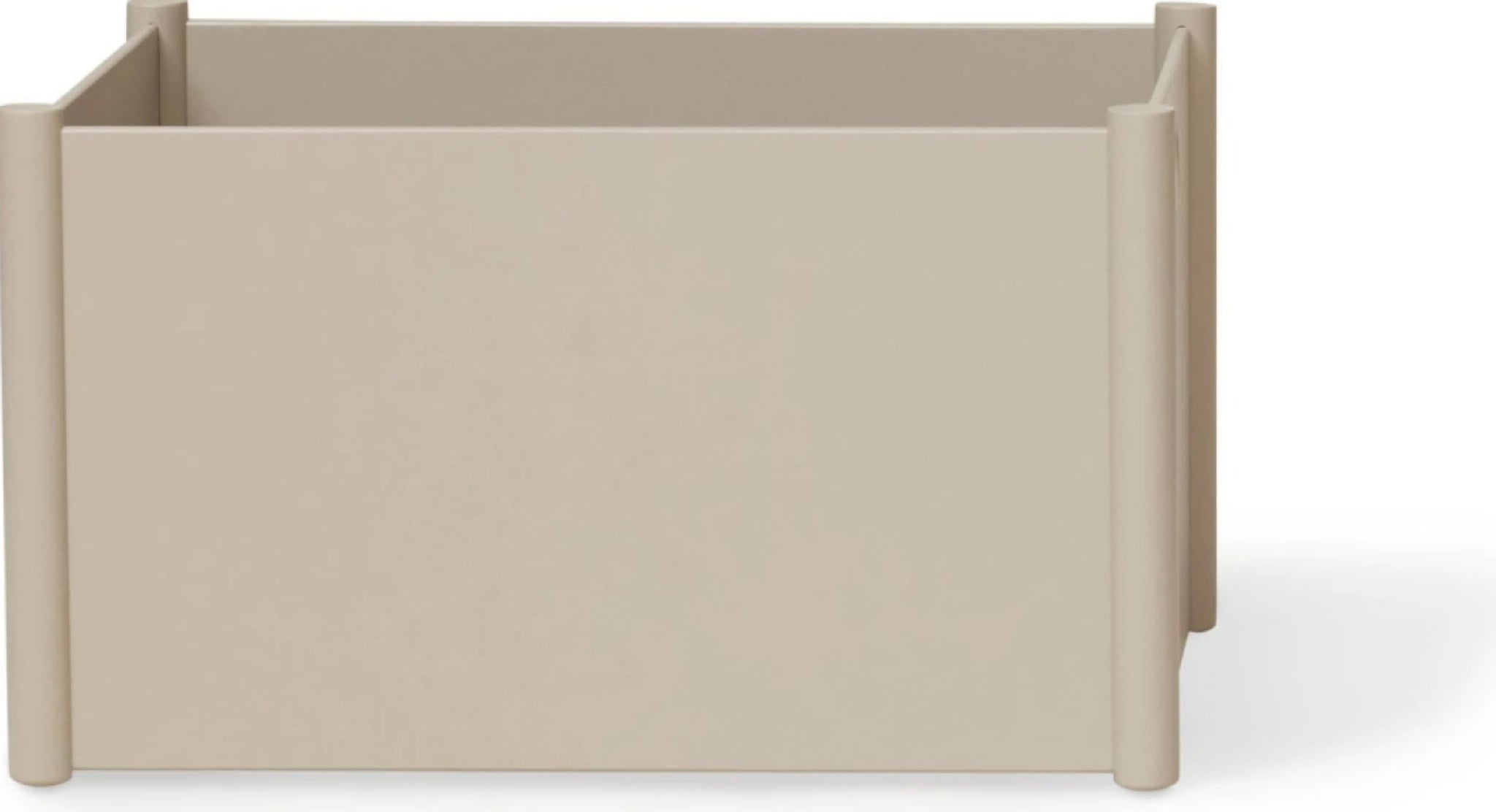 Form & Refine Pillar Storage Box Large. Warm Grey