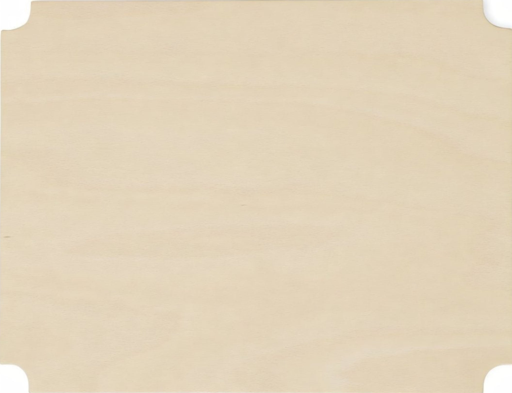 Form & Refine Pillar Storage Box Lid Medium - Slim Beech Veneer 35x27 Cm