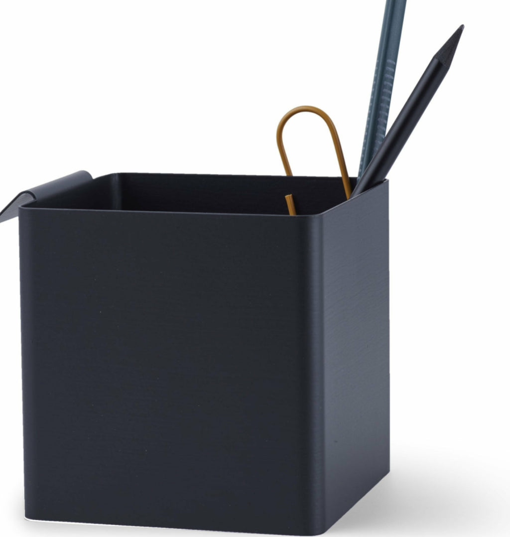 Gejst Flex Small Box Black 10.5 Cm - Magnetic Rail Storage Organizer