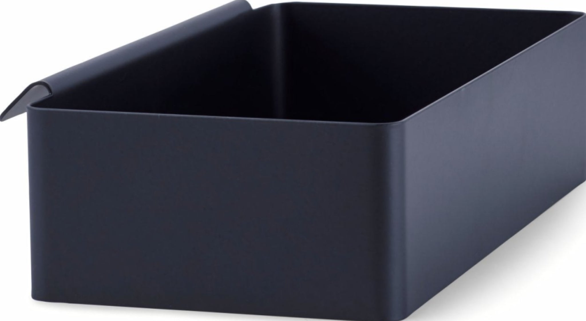 Gejst Flex Tray Black — Magnetic Steel Tray For Flex Rail 21×12.5×5 Cm