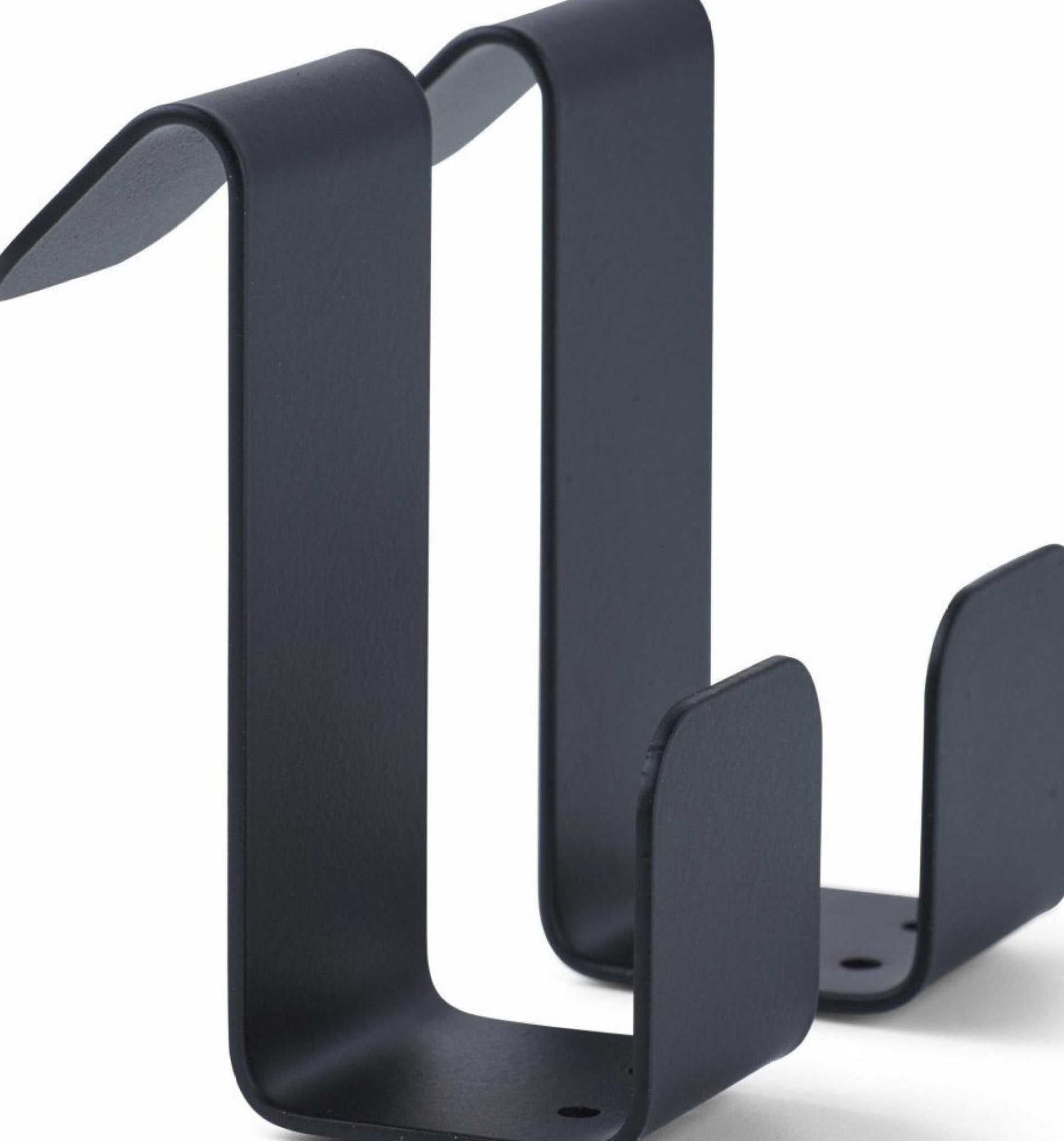 Gejst Flex Magnetic Hooks 2-pack — Black Steel Hooks For Towels & Coat