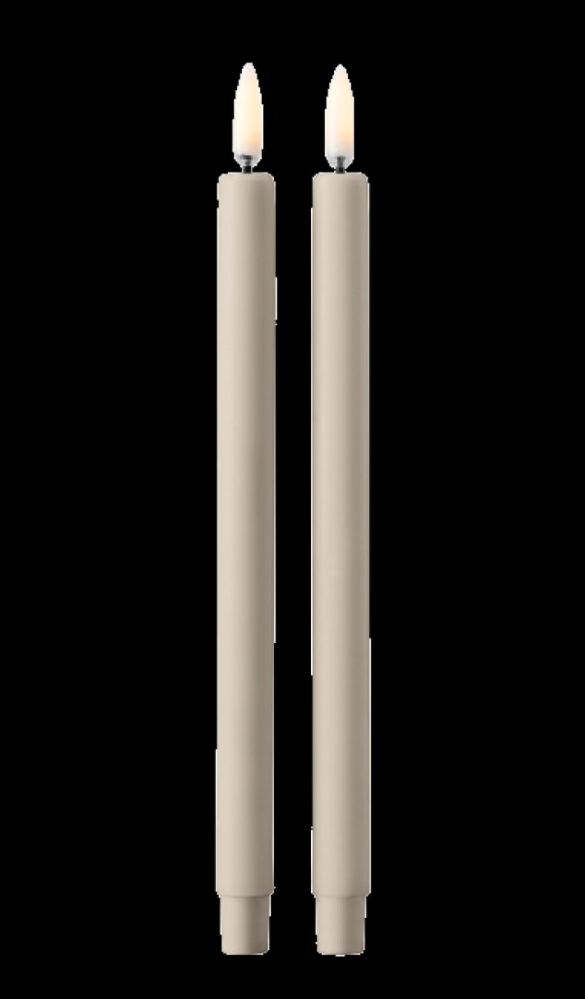 Stoff Nagel Led Candles By Uyuni Lighting Set Of 2, Sand