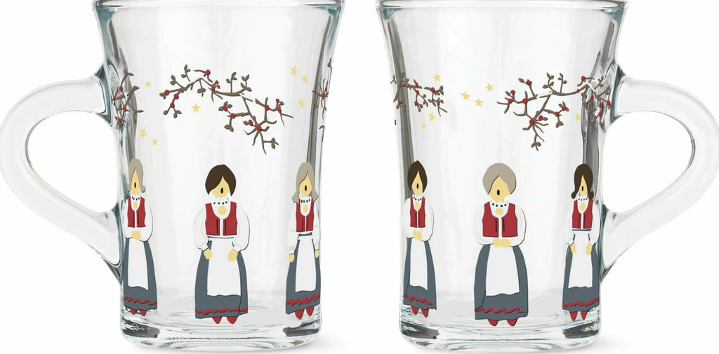 Holmegaard Holmegaard Christmas Christmas Hot Drink Glass , 2 Pcs.