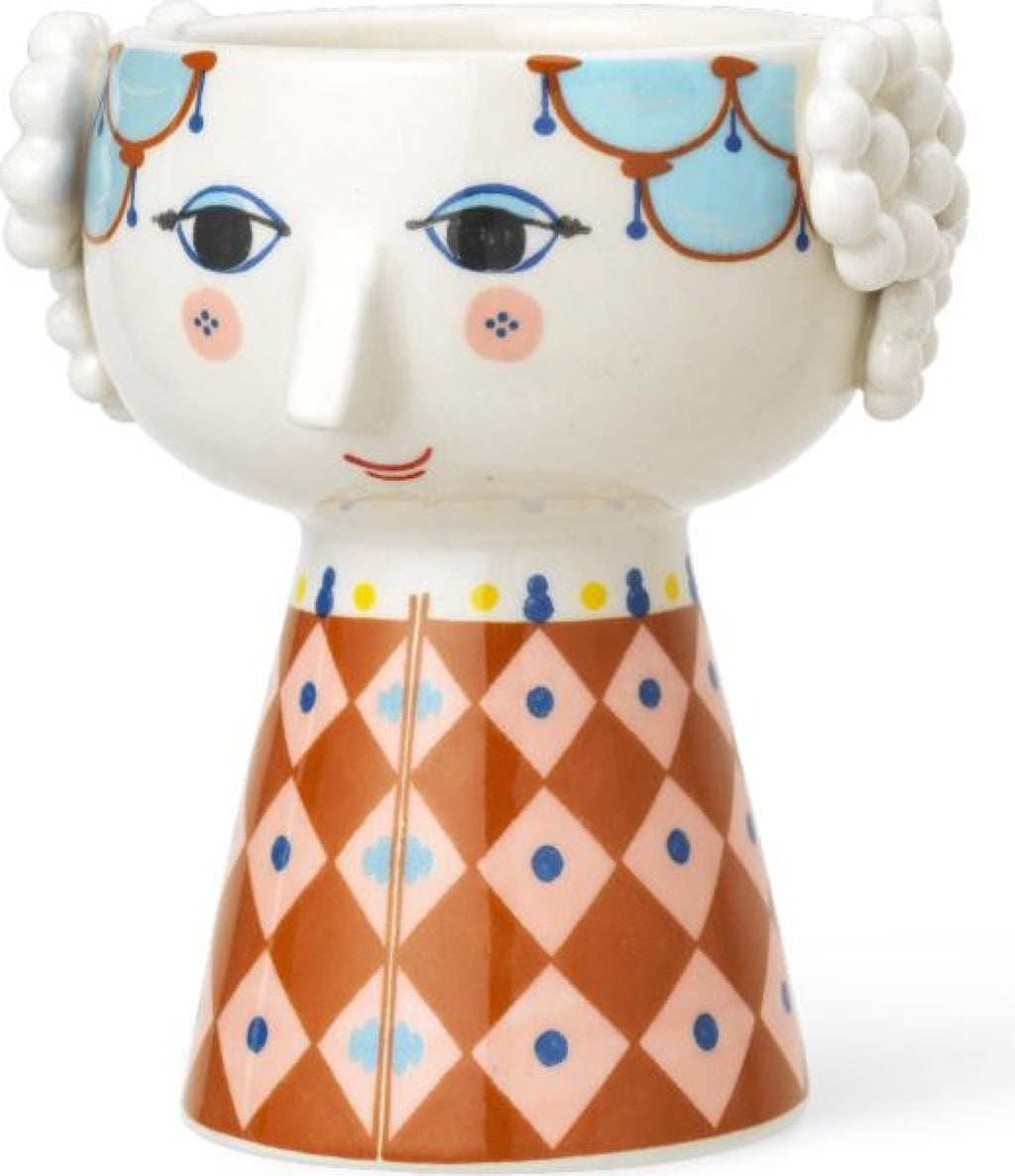 Bjørn Wiinblad Eva Candlestick H9,5 Terracotta