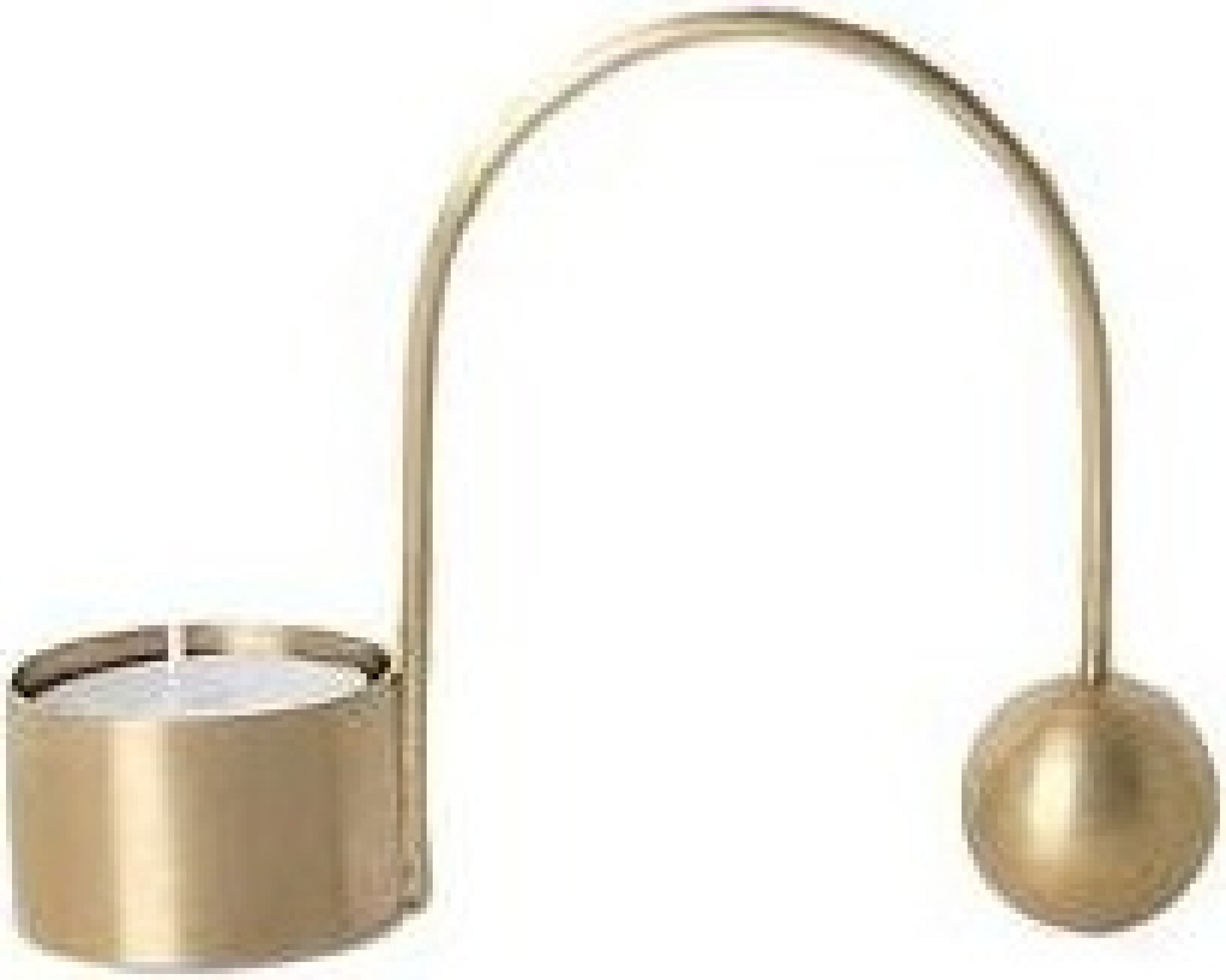 Ferm Living Balance Candle Holder Brass, 2cm