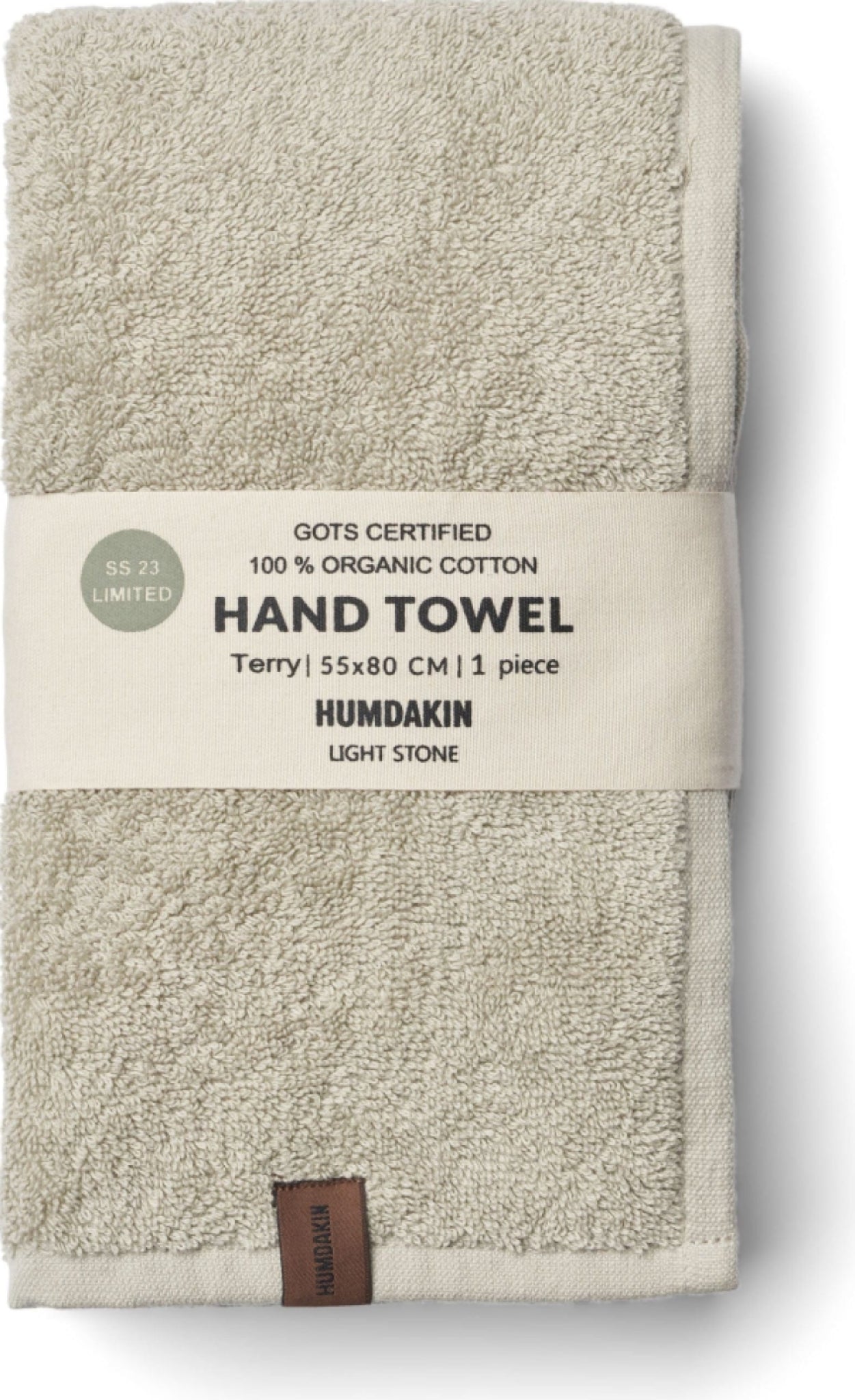 Humdakin Terry Towel, Light Stone