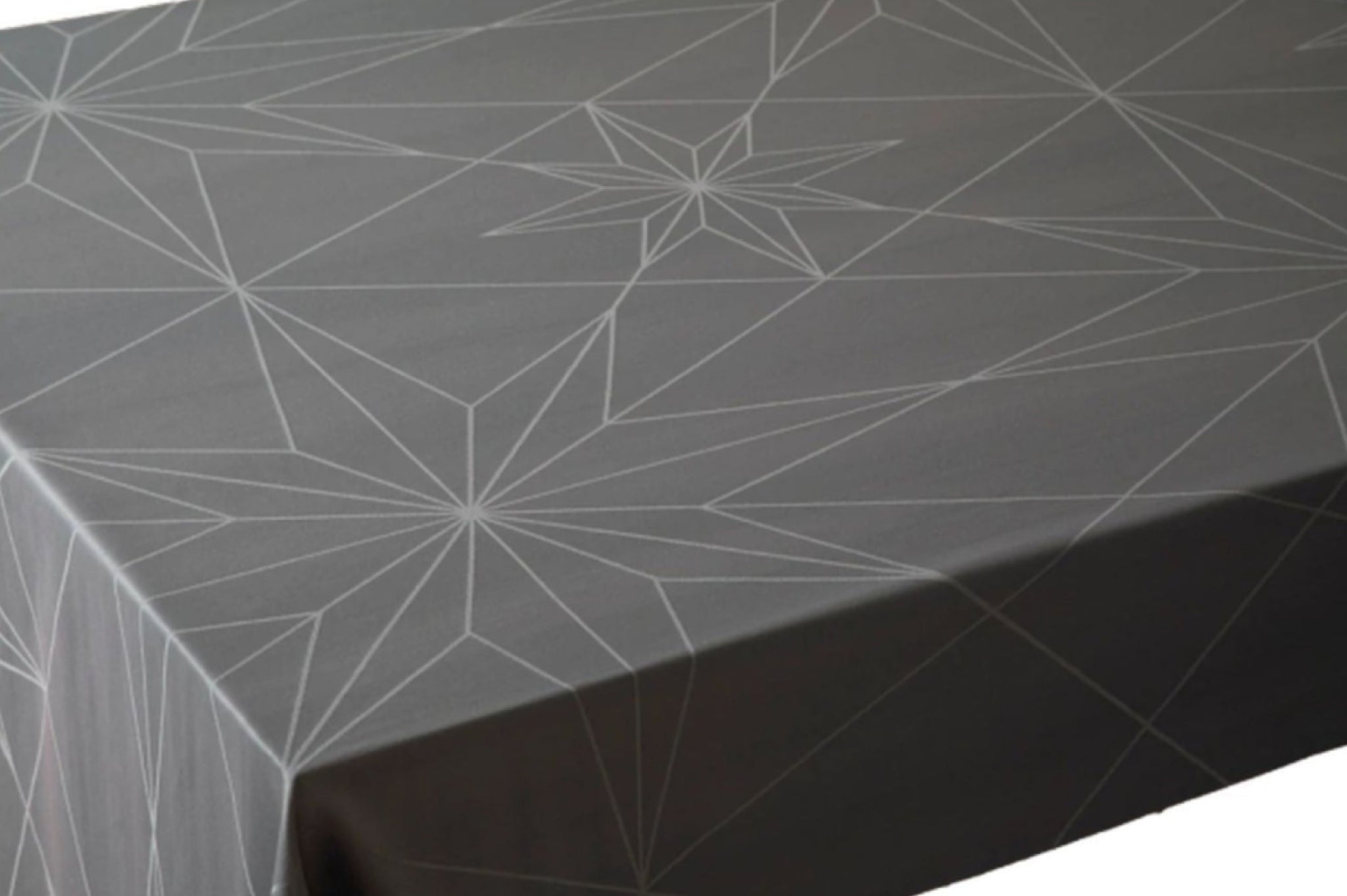 Novoform Design Stars Tablecloth 220 Cm, Winter Grey