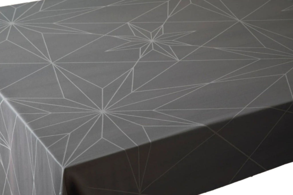 Novoform Design Stars Tablecloth 220 Cm, Winter Grey