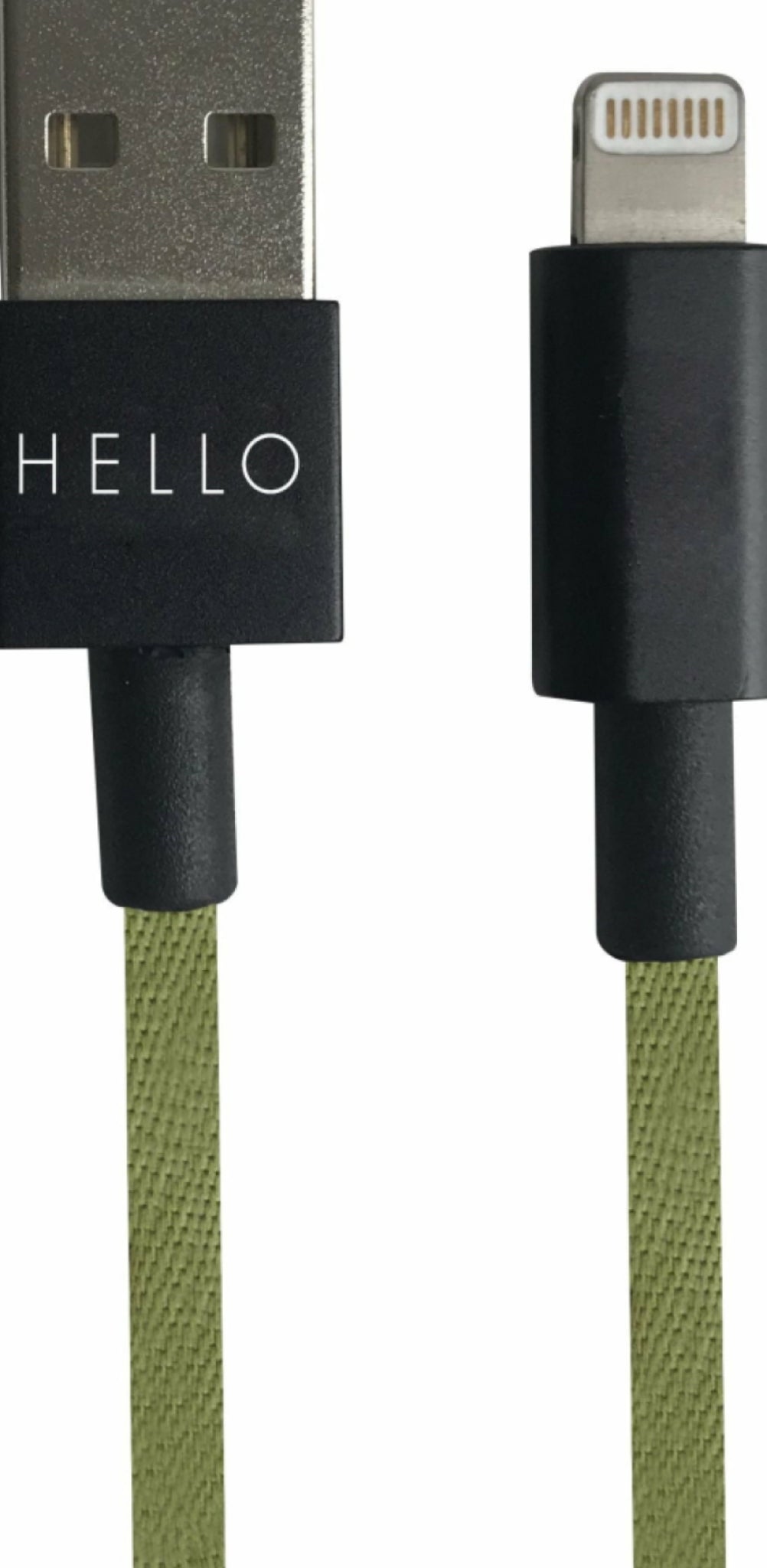 Design Letters Favorite Cable iPhone 1m, Forest Green