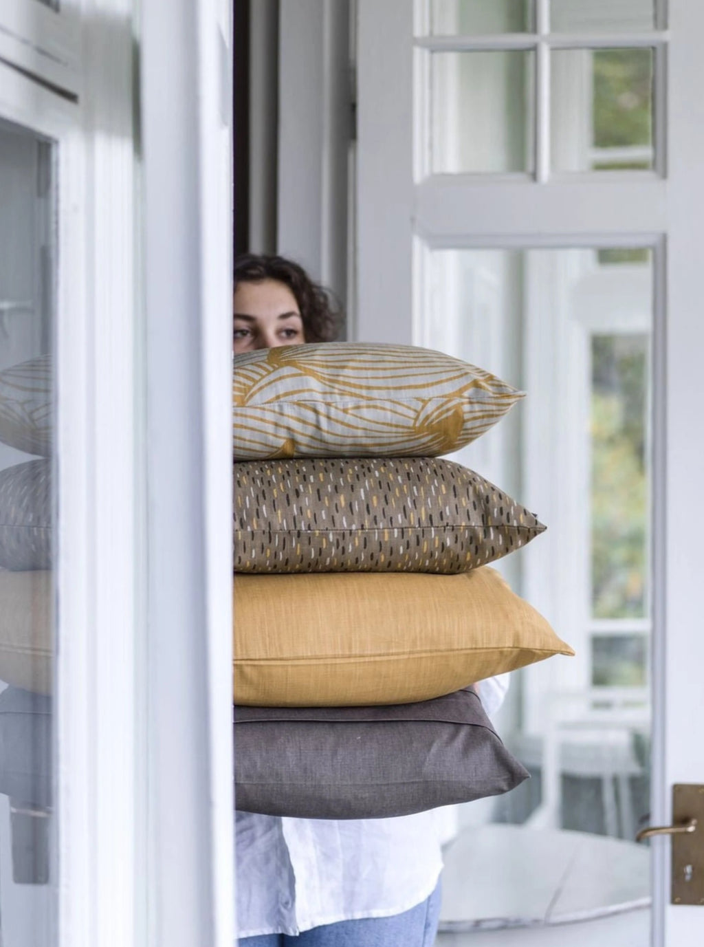 Spira Slät 50 I Klotz Cushion Cover, Honey