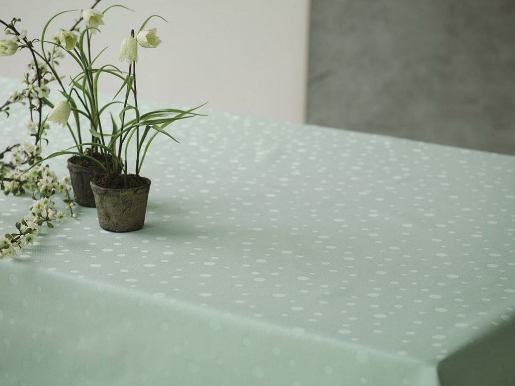 Juna Basic Acrylic Tablecloth Light Grey, 140 Cm