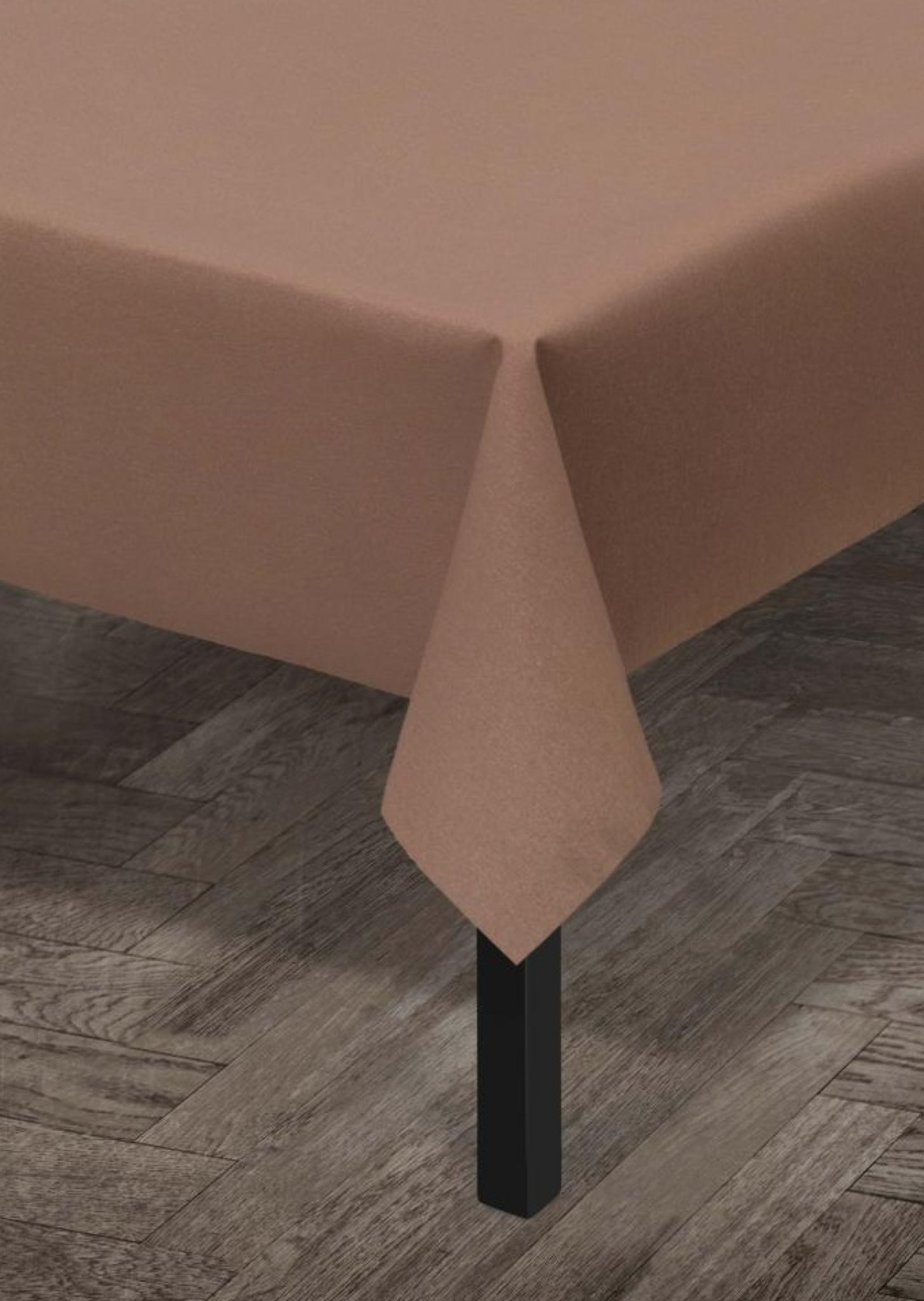 Juna Basic Acrylic Tablecloth Dust Red, 140 Cm