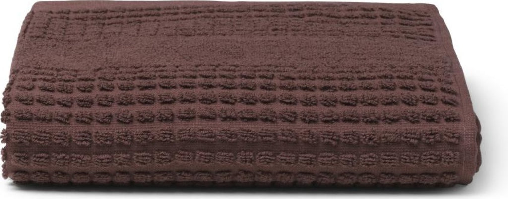 Juna Check Towel Chocolate, 50x100 Cm