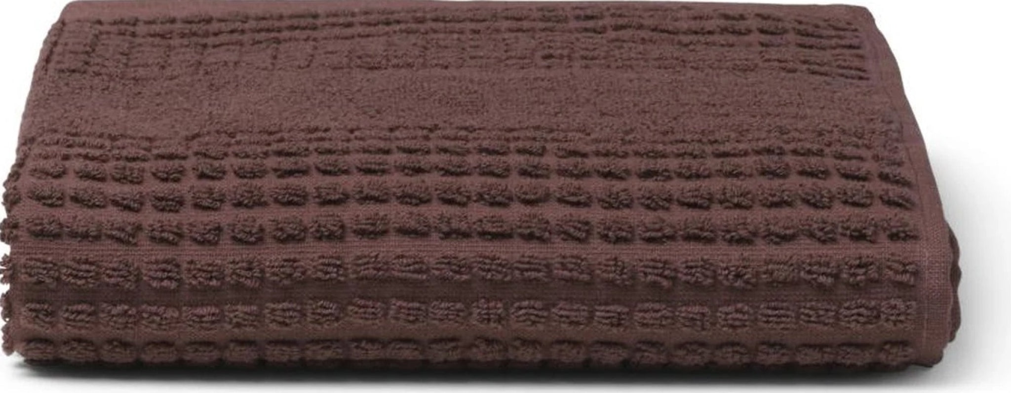 Juna Check Towel Chocolate, 50x100 Cm