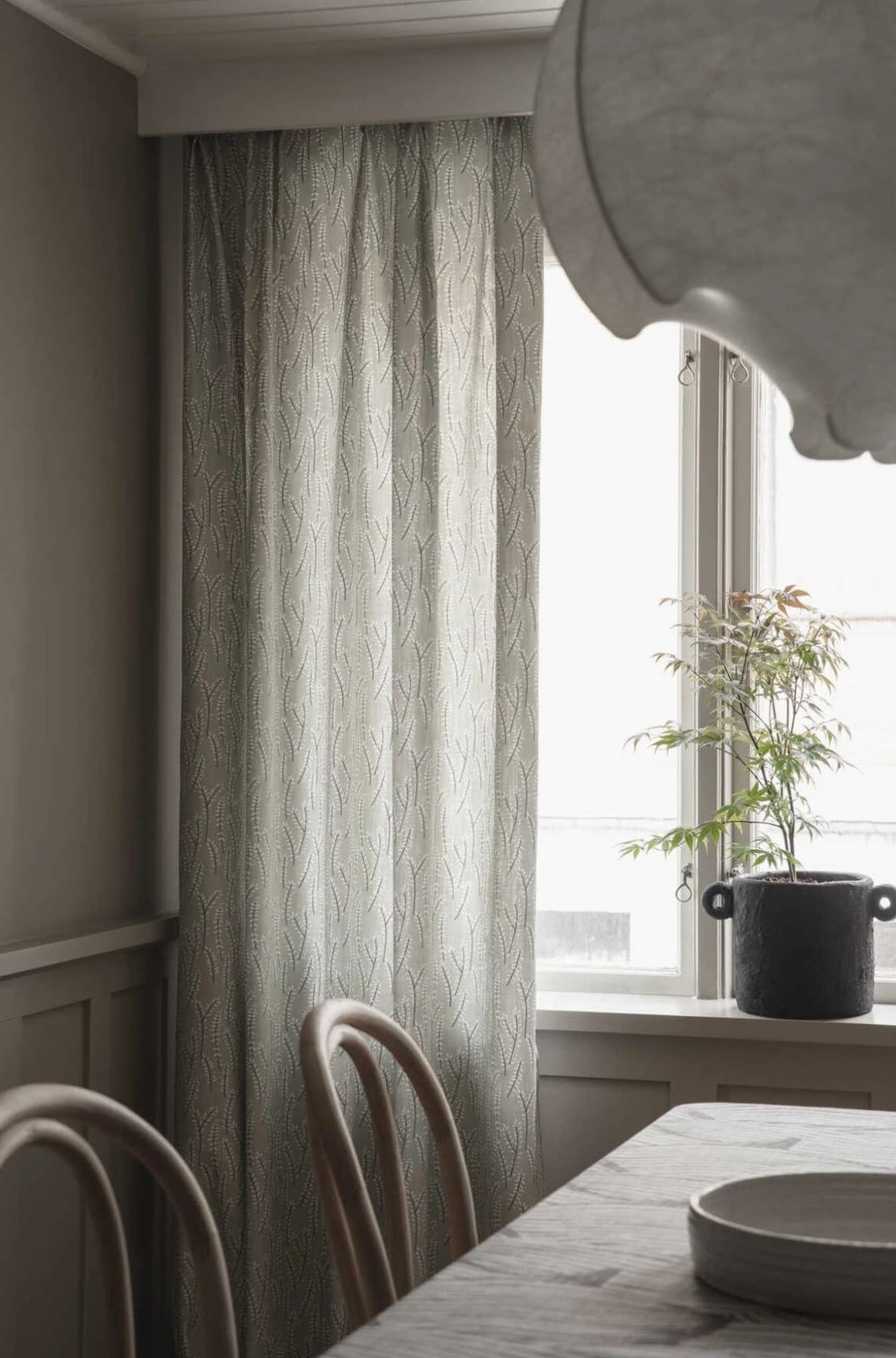 Spira Kvist Curtain With Multiband, Ochre