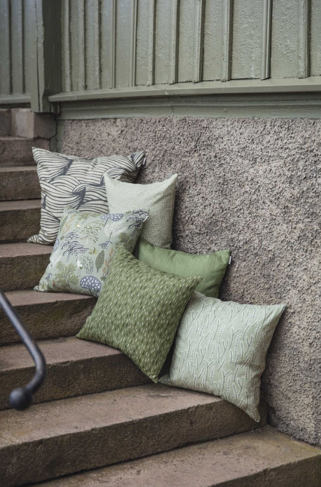 Spira Wave 60 Cushion Cover, Grey