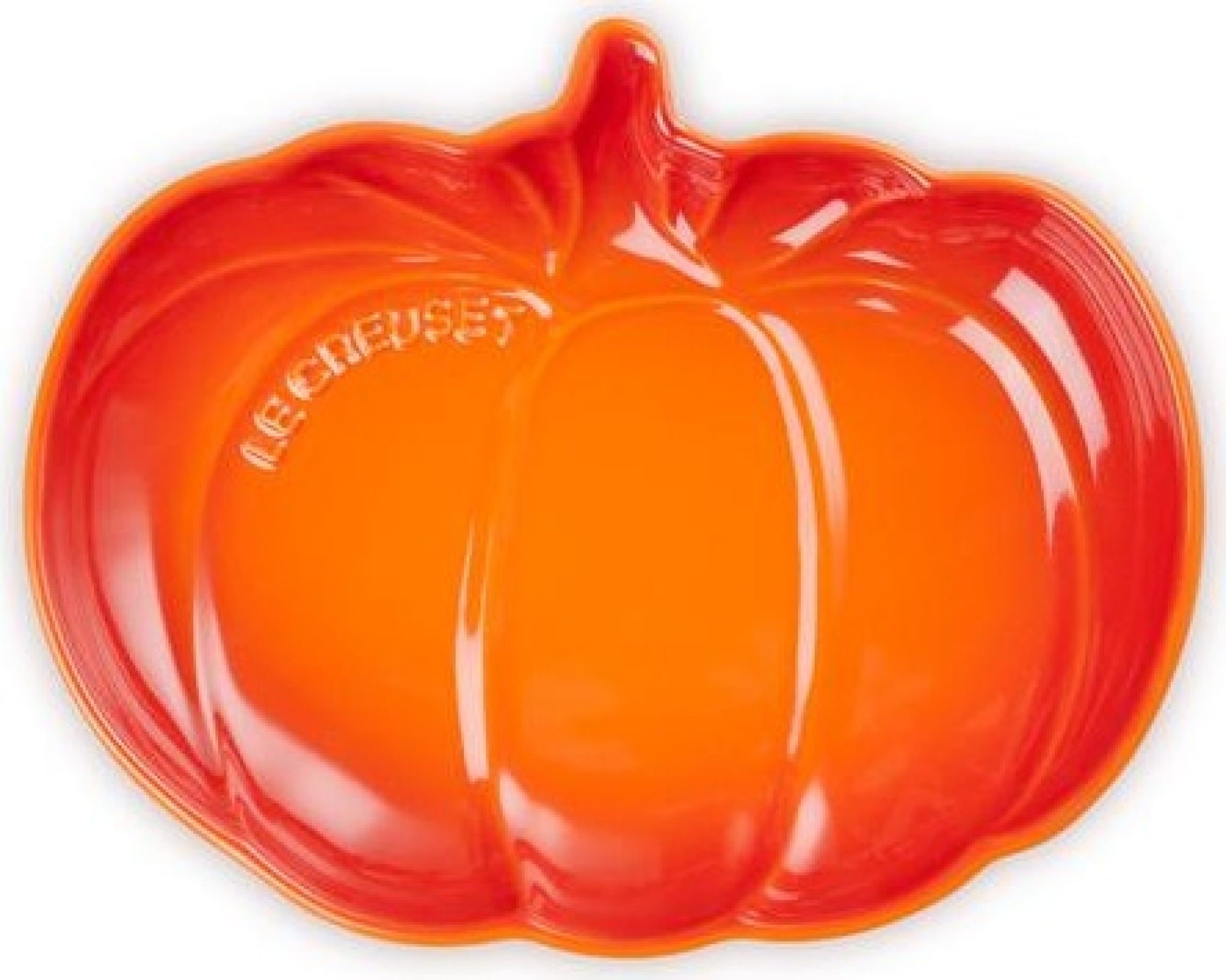 Le Creuset Pumpkin Plate Medium, Oven Red