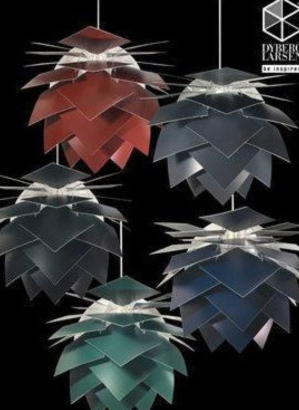 Dyberg Larsen PineApple Pendant Anthracite Grey, Ø45