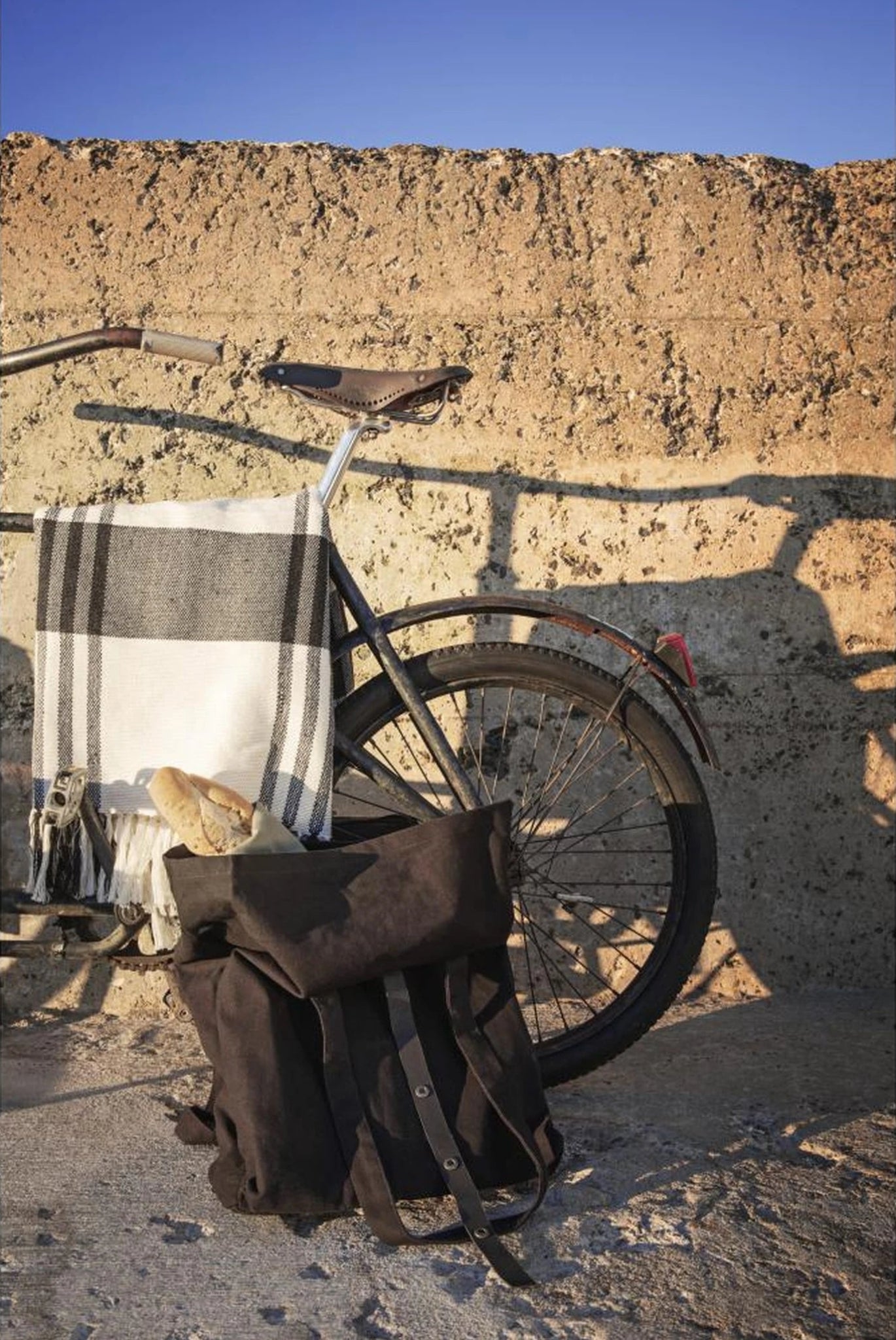 Juna Rå Picnic Blanket Sand, 190x130cm