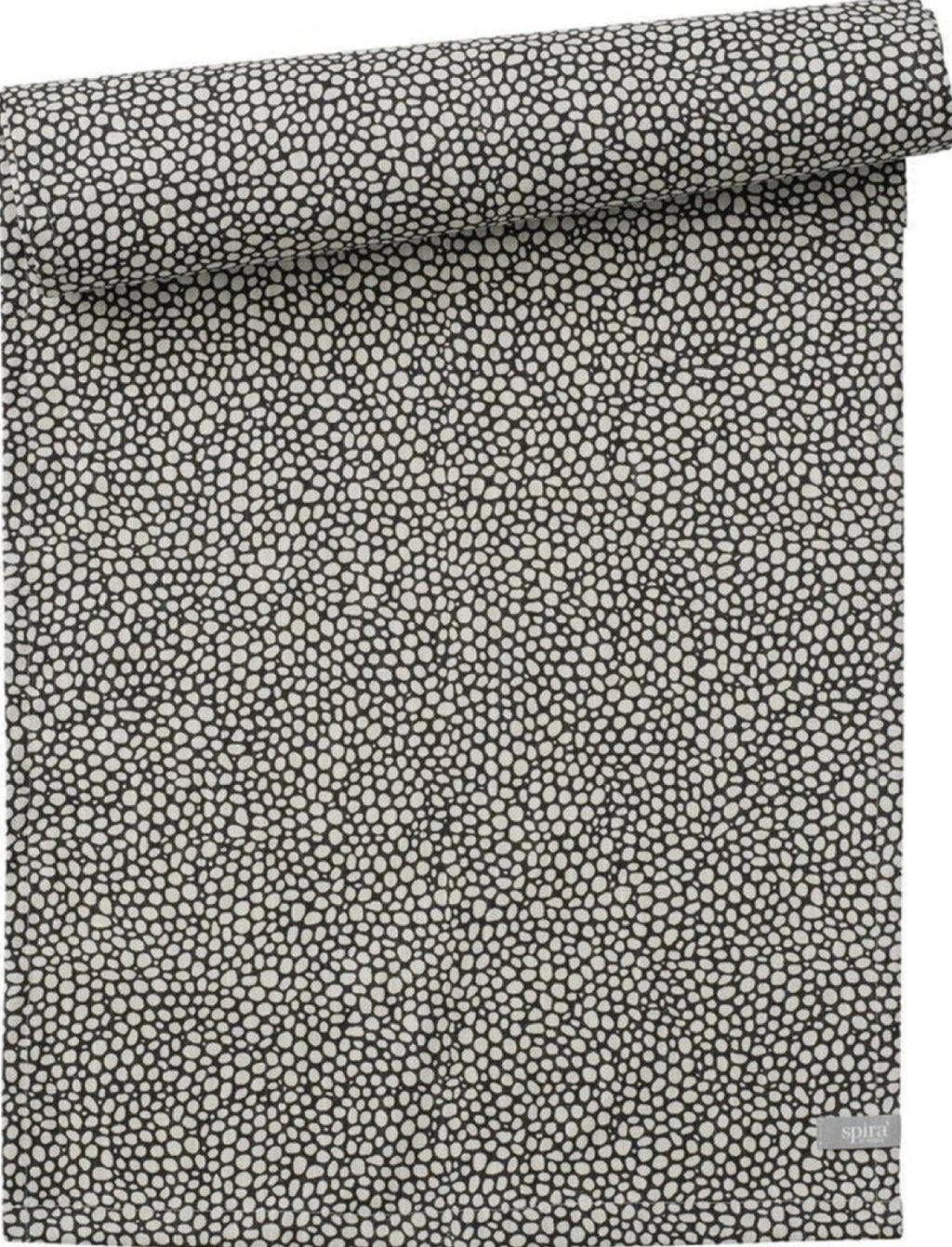 Spira Dotte Table Runner, Asphalt