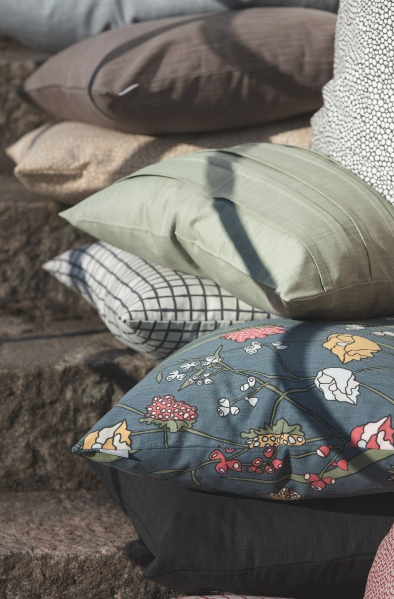 Spira Slät 50 I Klotz Cushion Cover, Dusty Green