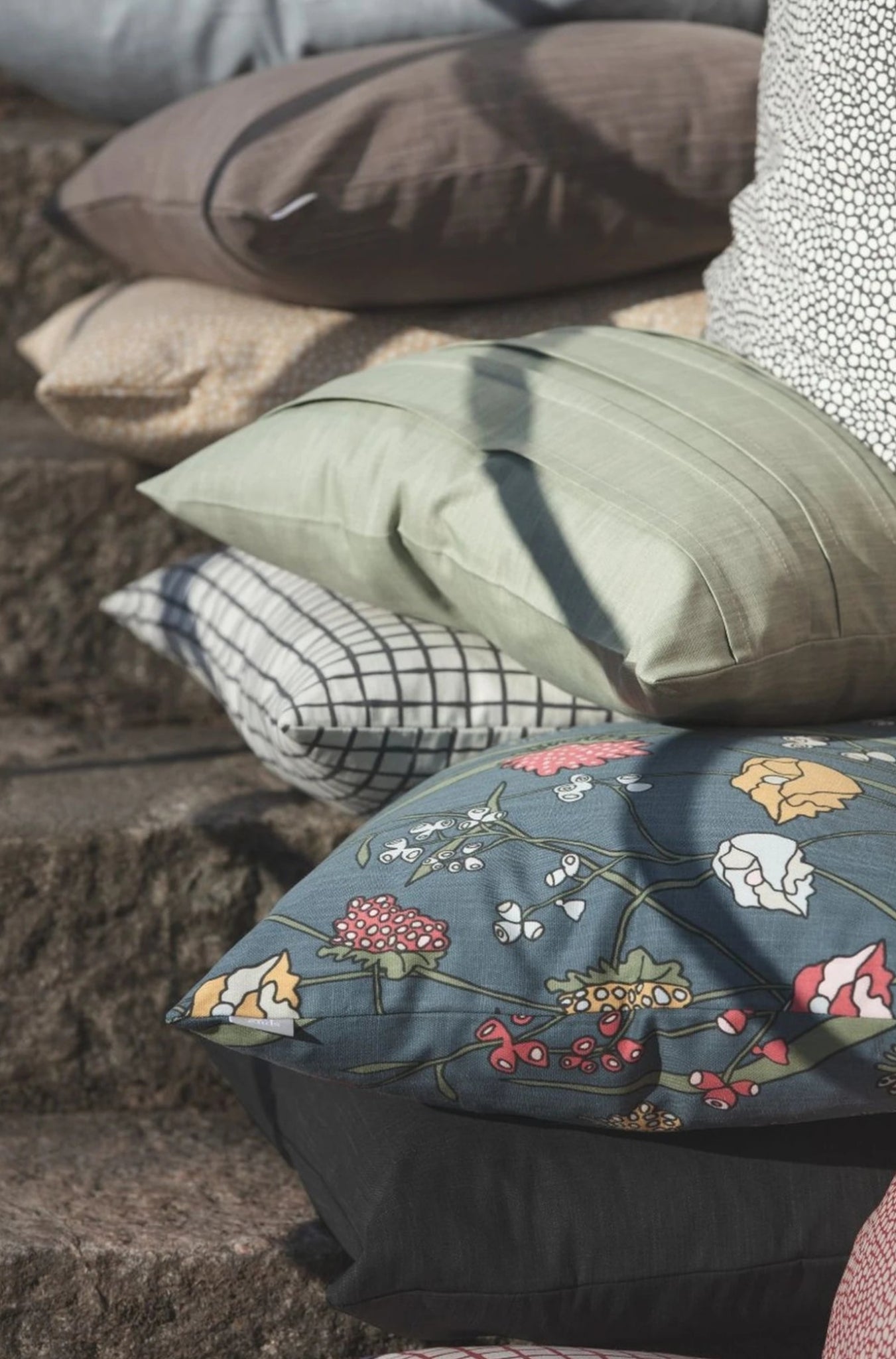 Spira Slät 50 I Klotz Cushion Cover, Dusty Green