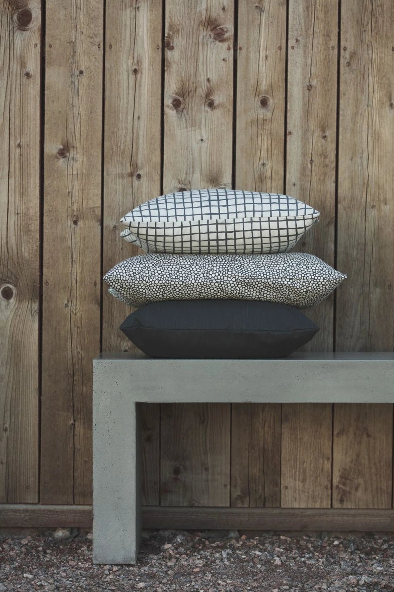 Spira Dubbelveck I Klotz Cushion Cover, Asphalt